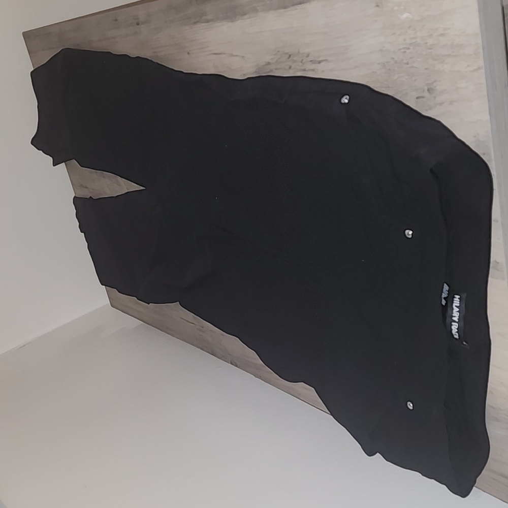 Black fitted dress pants
